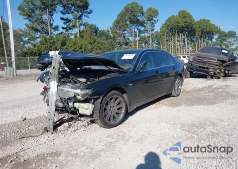 2004 BMW 745Li z USA, uszkodzony, nr VIN WBAGN63454DS49827